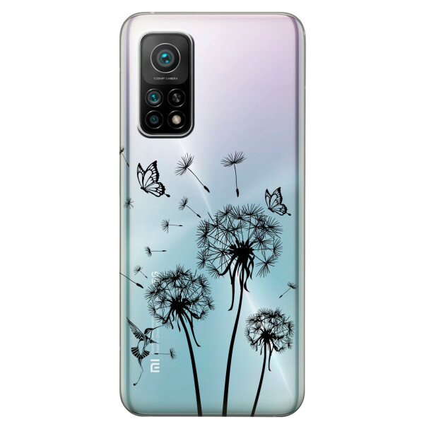 

Xiaomi Redmi K30S чехол из прозрачного силикона с рисунком - Одуванчики (KS7771)