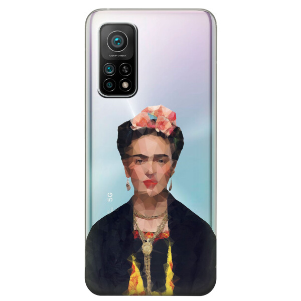 

Xiaomi Mi 10T Pro чехол из прозрачного силикона с рисунком - Фрида Кало (KS7692)