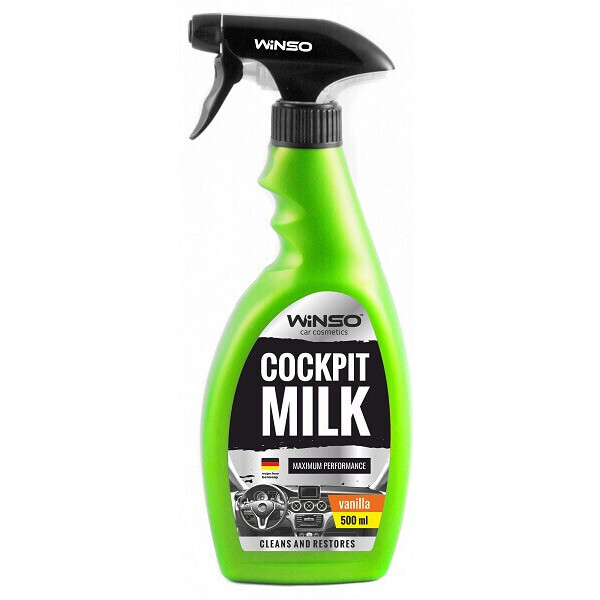 

Молочко-полироль для панели приборов WINSO Cockpit Milk Vanilla Ваниль 500 мл 810600