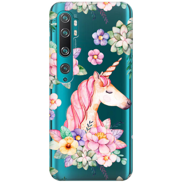 

Чехол iSwag для Xiaomi Mi CC9 Pro Единорог в цветах (H119)