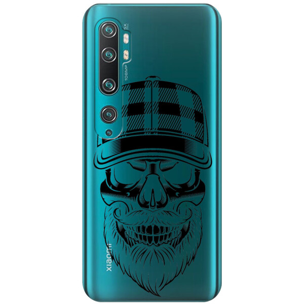 

Чехол iSwag для Xiaomi Mi CC9 Pro Бородатый череп (H150)