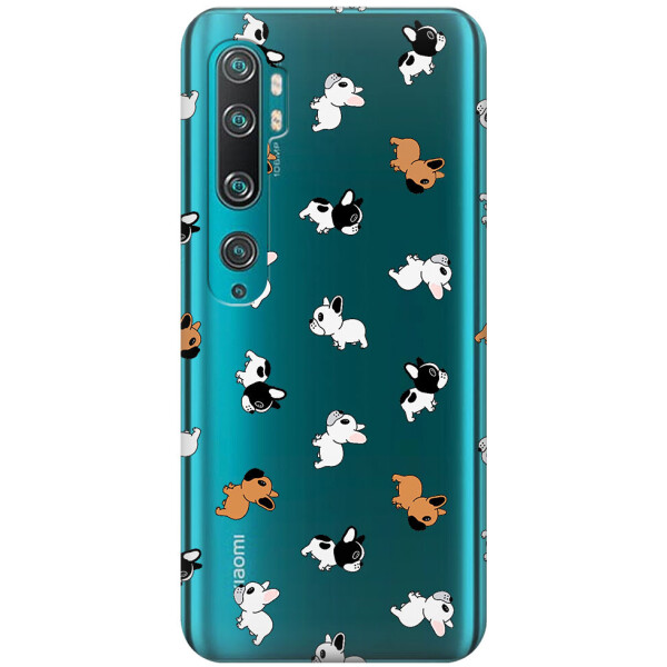 

Чехол iSwag для Xiaomi Mi CC9 Pro Французские бульдоги (H163)