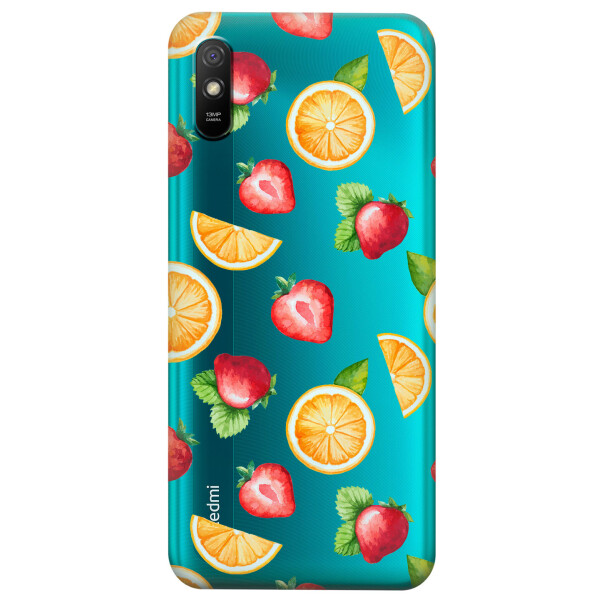 

Прозрачный силиконовый чехол iSwag для Xiaomi Redmi 9A с рисунком - Фруктовый дизайн (KS3920)