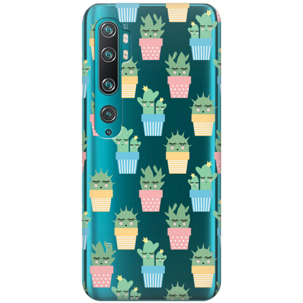 

Чехол iSwag для Xiaomi Mi CC9 Кактусы в горшочках (H190)