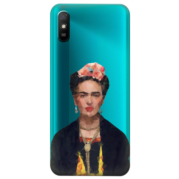 

Прозрачный силиконовый чехол iSwag для Xiaomi Redmi 9A с рисунком - Фрида Кало (KS3942)