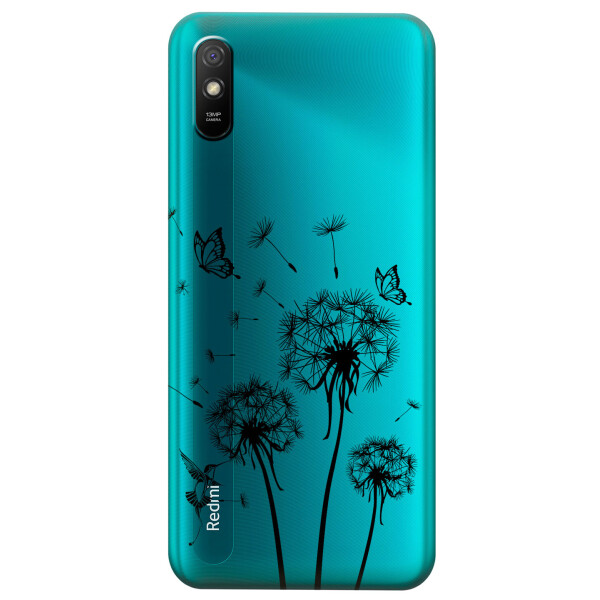 

Прозрачный силиконовый чехол iSwag для Xiaomi Redmi 9A с рисунком - Одуванчики (KS3946)