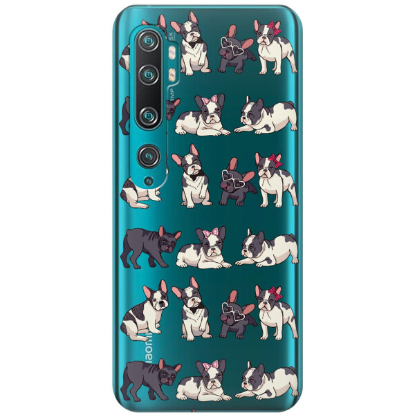 

Чехол iSwag для Xiaomi Mi CC9 Маленькие бульдоги (H223)