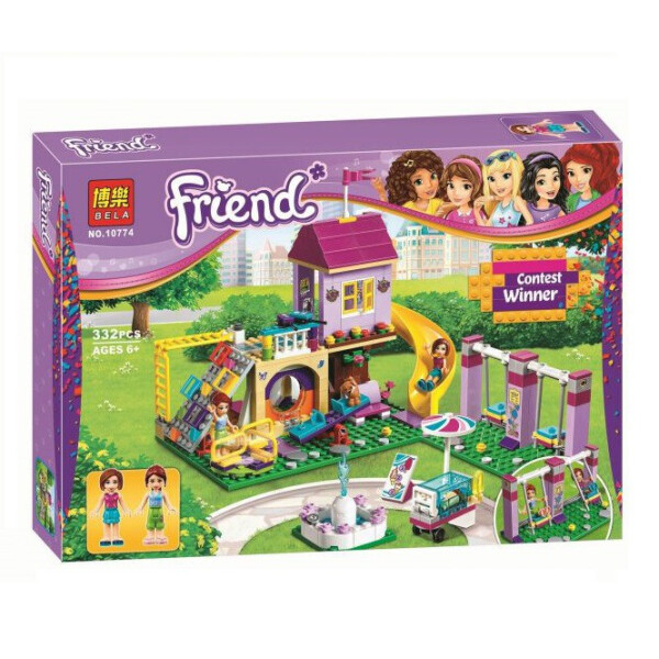 

Конструктор Bela Friends ";Игровая площадка Хартлейк Сити"; арт. 10774
