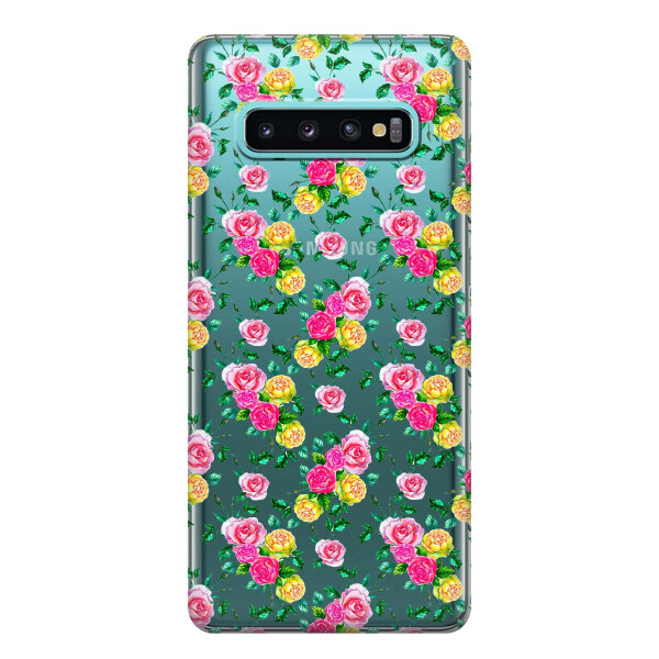 

Чехол iSwag для Samsung Galaxy S10 Розы (H364)