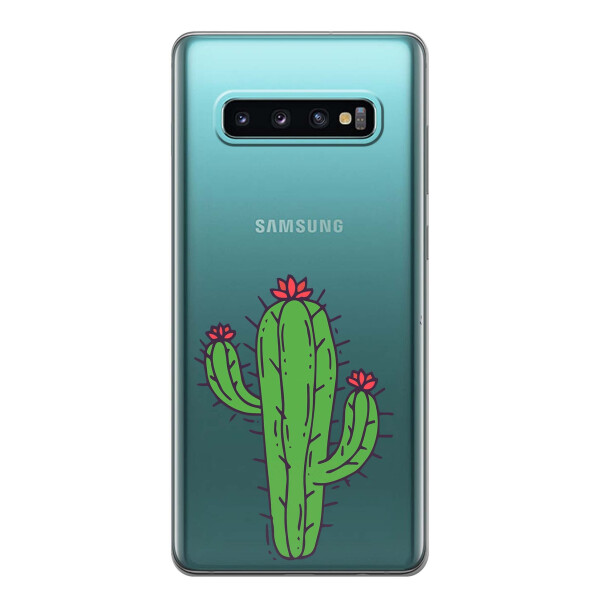 

Чехол iSwag для Samsung Galaxy S10 Тропический кактус (H384)