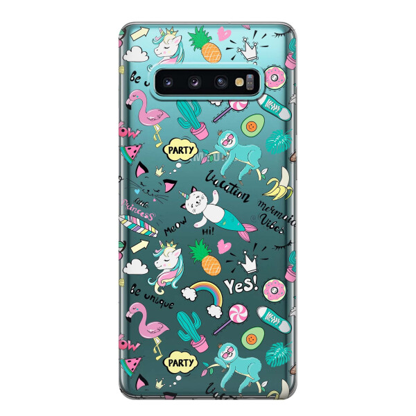 

Чехол iSwag для Samsung Galaxy S10 Летнее настроение (H385)