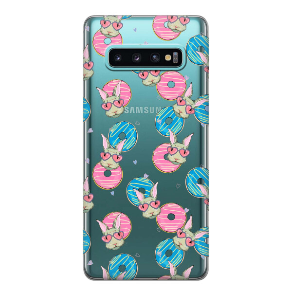 

Чехол iSwag для Samsung Galaxy S10 Зайчики (H368)