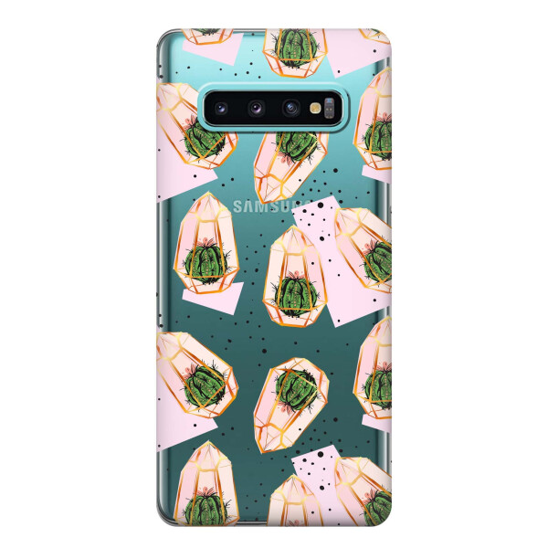 

Чехол iSwag для Samsung Galaxy S10 Кактусы в колбах (H392)