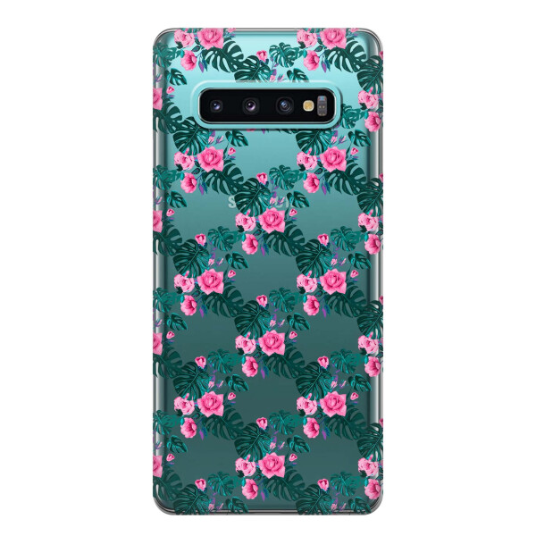

Чехол iSwag для Samsung Galaxy S10 Цветочная лиана (H406)