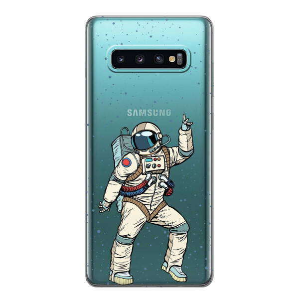 

Чехол iSwag для Samsung Galaxy S10 Веселый космонавт (H415)