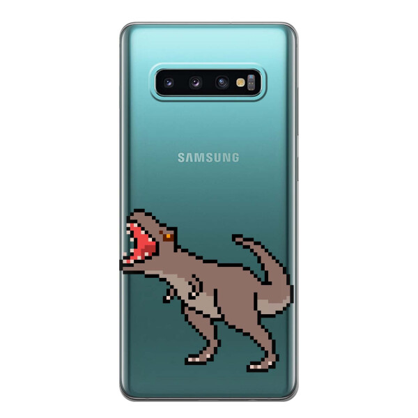 

Чехол iSwag для Samsung Galaxy S10 Пиксельный динозавр (H413)