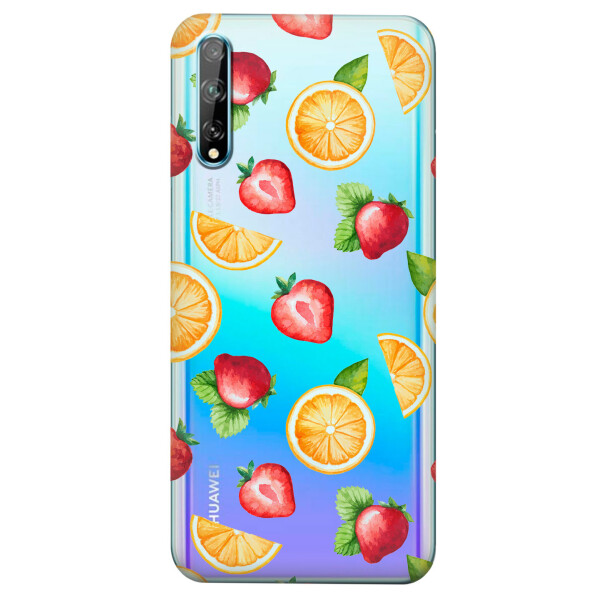 

Прозрачный силиконовый чехол iSwag для Huawei P Smart S с рисунком - Фруктовый дизайн (KS4145)