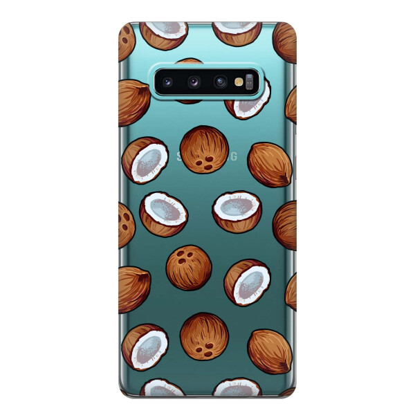 

Чехол iSwag для Samsung Galaxy S10 Кокосы (H377)