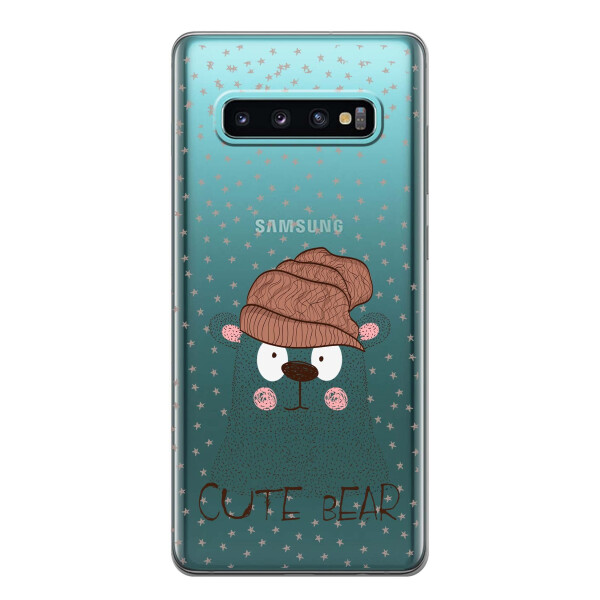 

Чехол iSwag для Samsung Galaxy S10 Plus Медведь (H438)