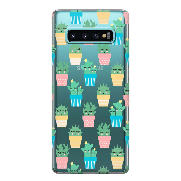 

Чехол iSwag для Samsung Galaxy S10 Plus Кактусы в горшочках (H454)