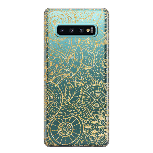 

Чехол iSwag для Samsung Galaxy S10 Plus Золотая мандала (H436)