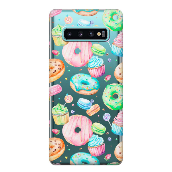 

Чехол iSwag для Samsung Galaxy S10 Plus Пончики (H459)