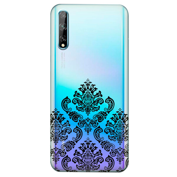 

Прозрачный силиконовый чехол iSwag для Huawei Y8p с рисунком - Мандала (KS4201)