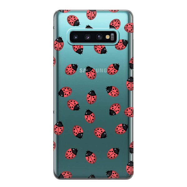 

Чехол iSwag для Samsung Galaxy S10 Plus Божьи коровки (H462)