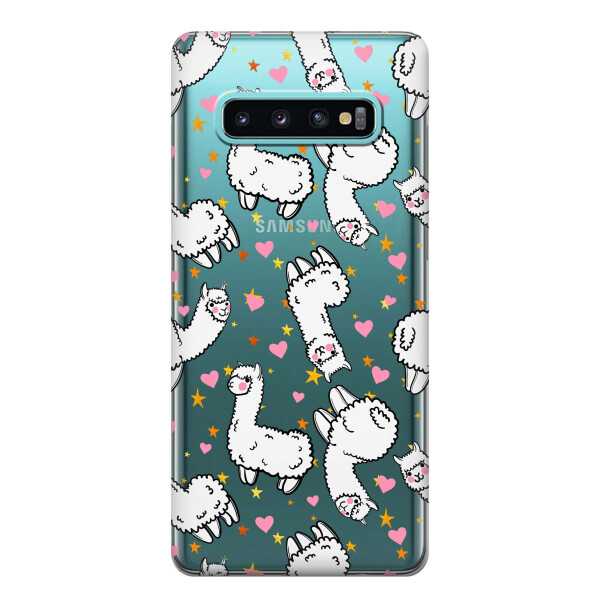 

Чехол iSwag для Samsung Galaxy S10 Plus Ламы (H476)