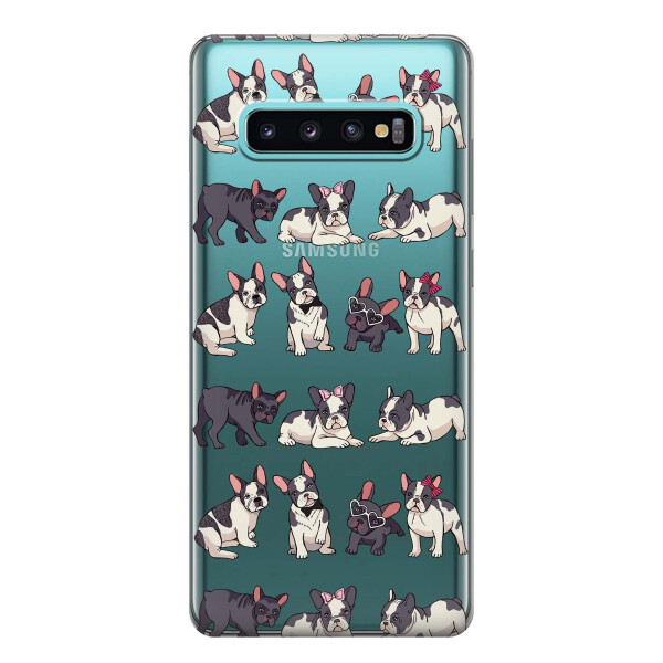 

Чехол iSwag для Samsung Galaxy S10 Plus Маленькие бульдоги (H487)