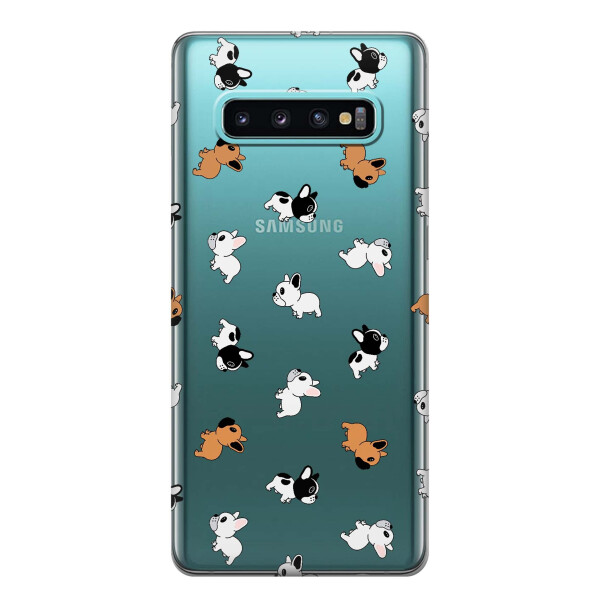 

Чехол iSwag для Samsung Galaxy S10 Plus Французские бульдоги (H493)