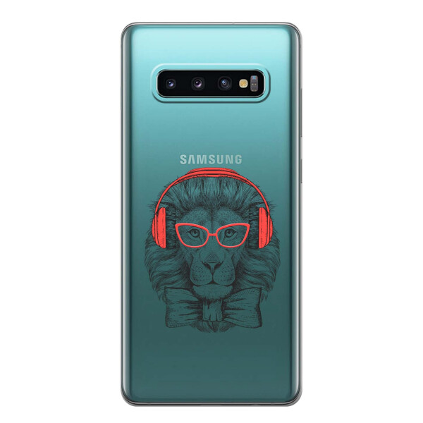 

Чехол iSwag для Samsung Galaxy S10 Plus Лев (H486)