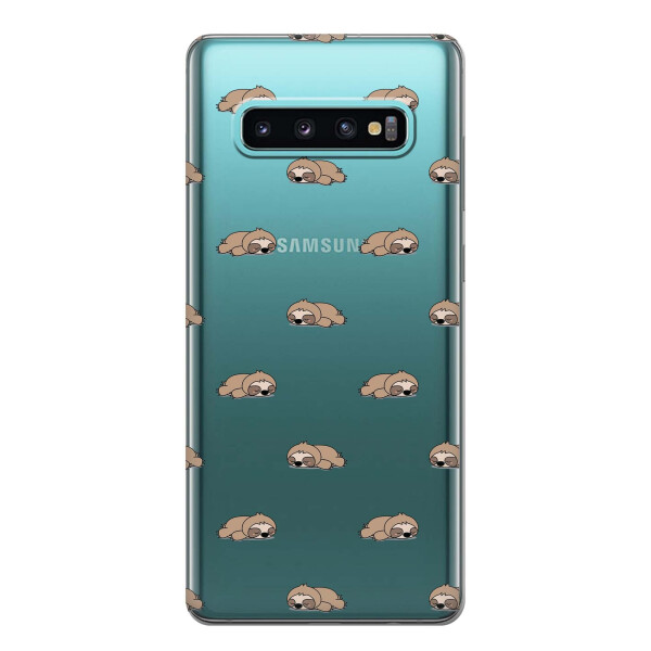 

Чехол iSwag для Samsung Galaxy S10 Plus Спящие ленивцы (H495)