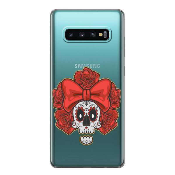 

Чехол iSwag для Samsung Galaxy S10 Plus Готический череп (H483)