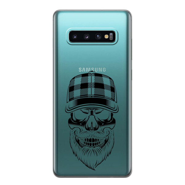 

Чехол iSwag для Samsung Galaxy S10 Plus Бородатый череп (H480)