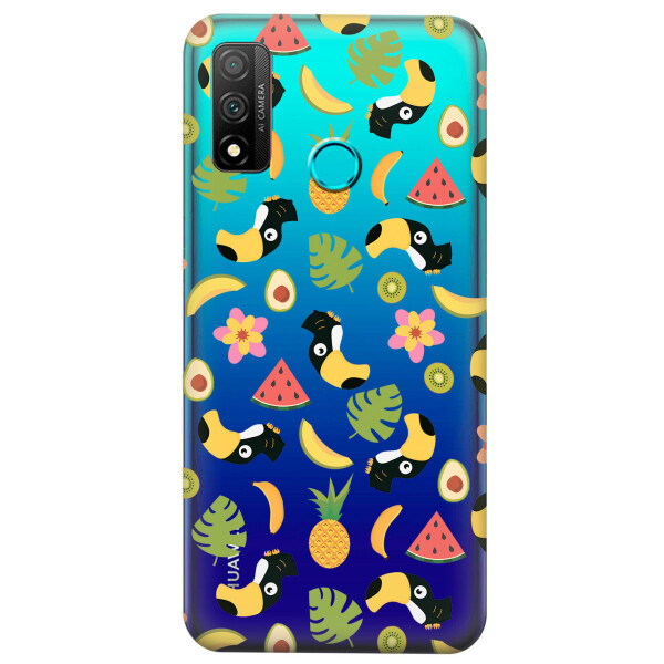 

Прозрачный силиконовый чехол iSwag для Huawei P Smart 2020 с рисунком - Летний клипарт (KS4288)