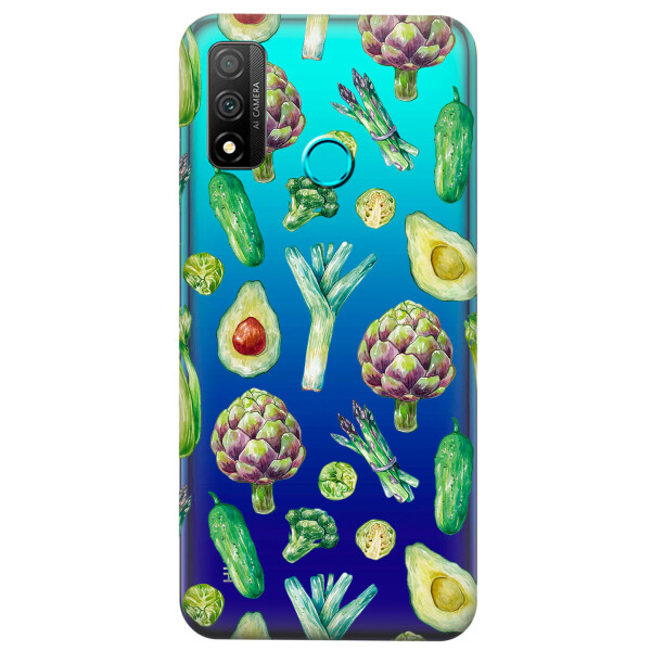 

Прозрачный силиконовый чехол iSwag для Huawei P Smart 2020 с рисунком - Полезная еда (KS4311)