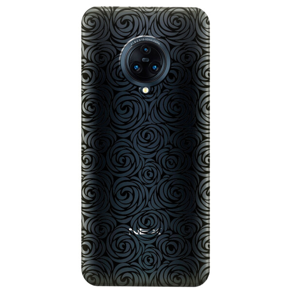 

Прозрачный силиконовый чехол iSwag для Vivo NEX 3 с рисунком - Черные узоры (KS4348)