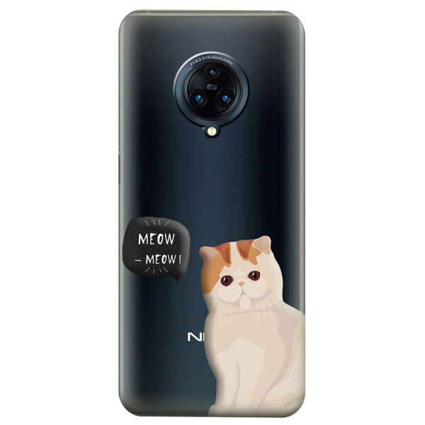 

Прозрачный силиконовый чехол iSwag для Vivo NEX 3 с рисунком - Котенок (KS4367)
