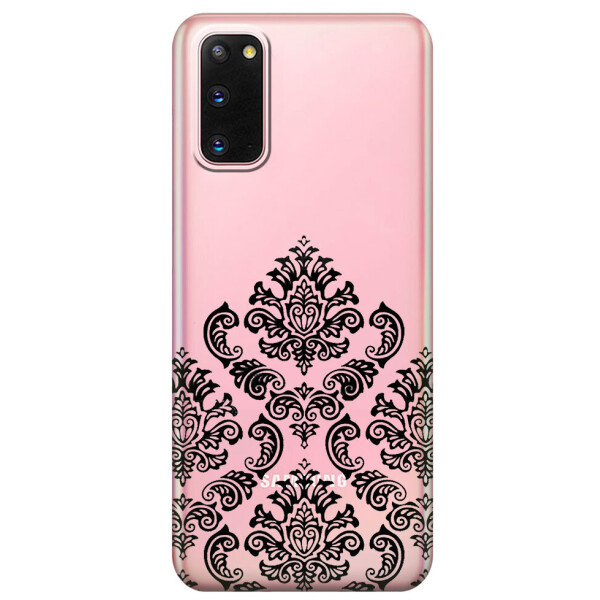 

Прозрачный силиконовый чехол iSwag для Samsung Galaxy S20 с рисунком - Мандала (M1025)