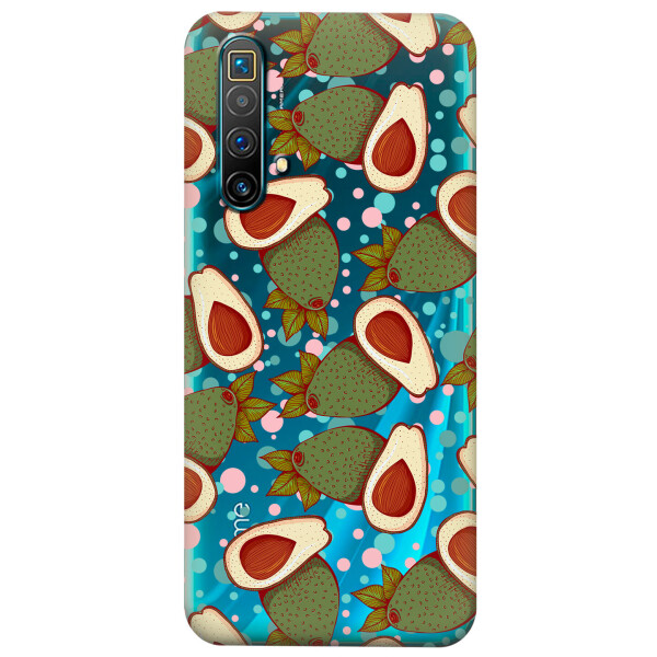 

Прозрачный силиконовый чехол iSwag для Realme X3 с рисунком - Авокадо (KS4560)