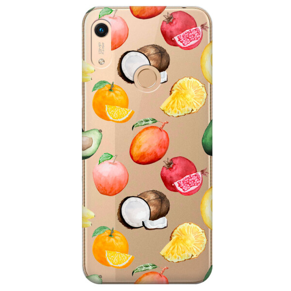 

Прозрачный силиконовый чехол iSwag для Huawei Y6s (2019) с рисунком - Фрукты (M1228)