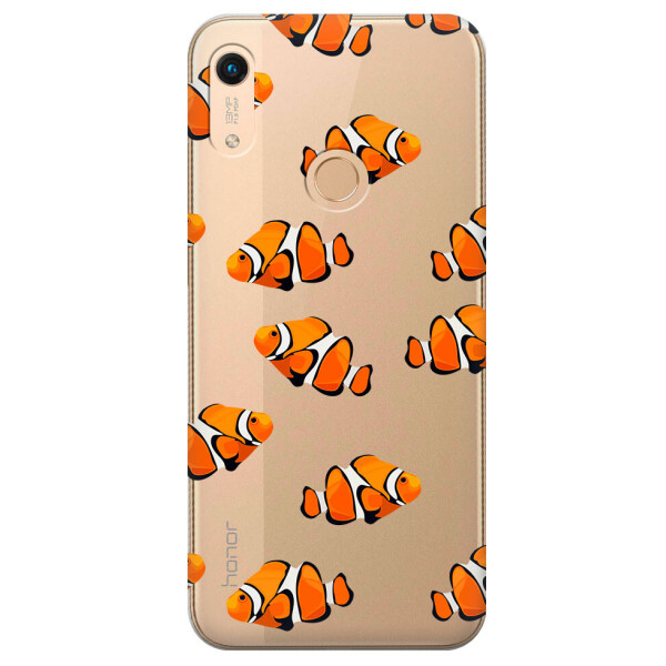 

Прозрачный силиконовый чехол iSwag для Huawei Y6s (2019) с рисунком - Рыбки (M1238)