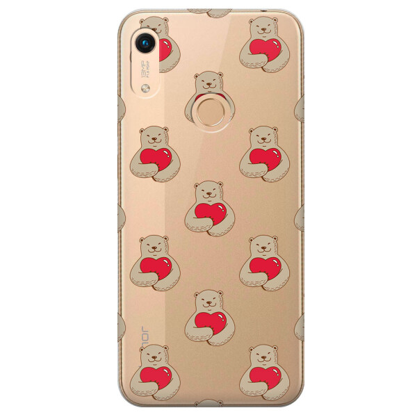 

Прозрачный силиконовый чехол iSwag для Huawei Y6s (2019) с рисунком - Влюбленные медведи (M1245)