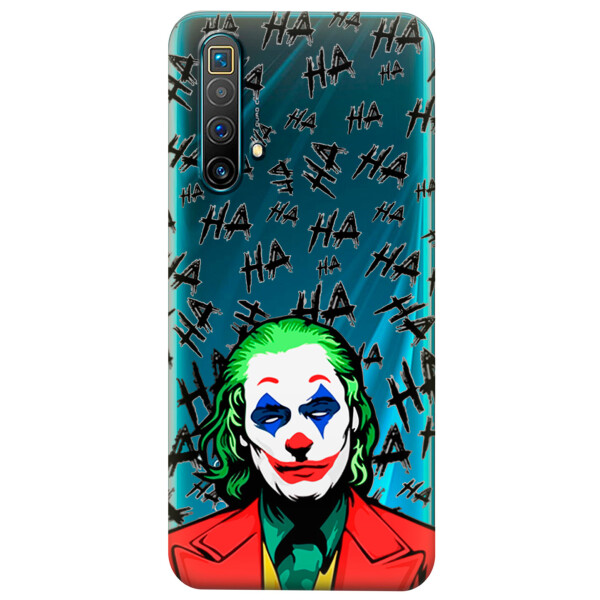 

Прозрачный силиконовый чехол iSwag для Realme X3 с рисунком - Джокер (KS4618)
