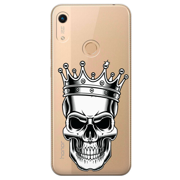 

Прозрачный силиконовый чехол iSwag для Huawei Y6s (2019) с рисунком - Царский череп (M1262)