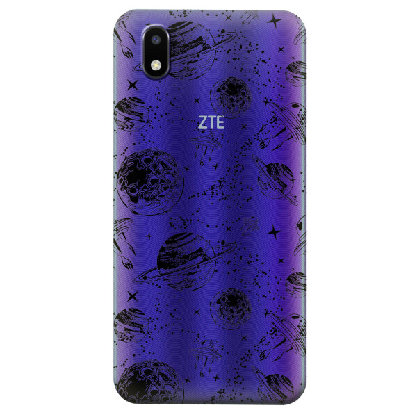 

Прозрачный силиконовый чехол iSwag для ZTE Blade A3 2020 с рисунком - Космос (KS4638)