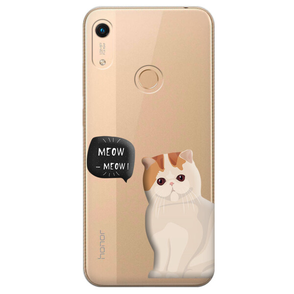 

Прозрачный силиконовый чехол iSwag для Huawei Honor 8A Prime с рисунком - Котенок (M1464)