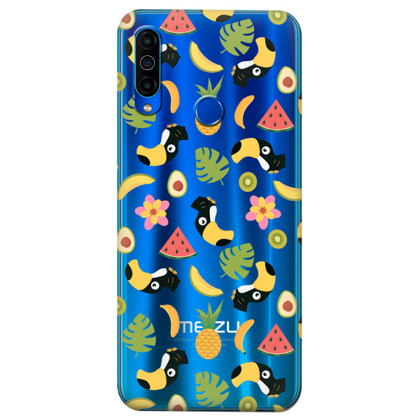 

Прозрачный силиконовый чехол iSwag для Meizu M10 с рисунком - Летний клипарт (KS4963)