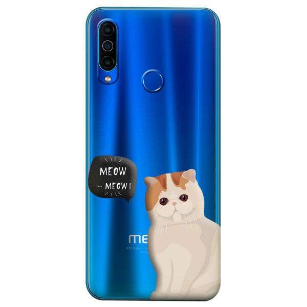 

Прозрачный силиконовый чехол iSwag для Meizu M10 с рисунком - Котенок (KS4967)